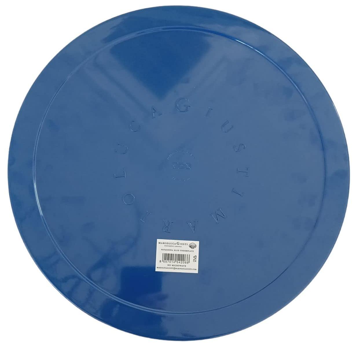 Mario Luca Giusti - Sous-assiette/plateau modèle Patagonia (en mélamine, diamètre 33 cm, épaisseur 0,8 cm, poids 900 g)