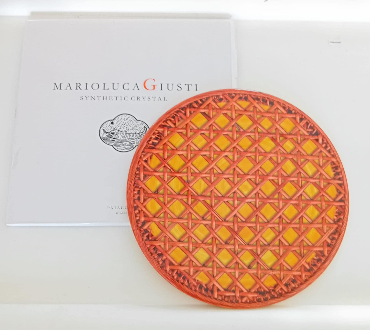 Mario Luca Giusti - Sous-assiette/plateau modèle Patagonia (en mélamine, diamètre 33 cm, épaisseur 0,8 cm, poids 900 g)