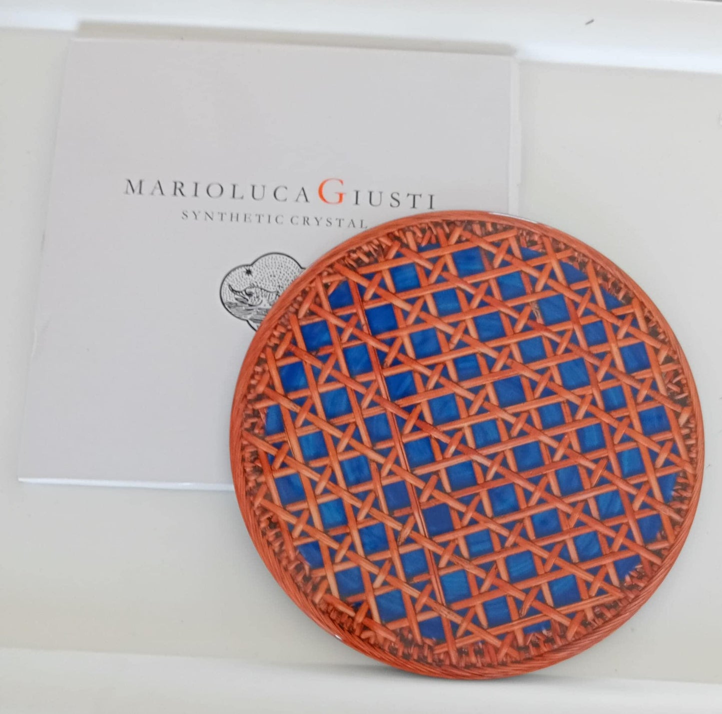 Mario Luca Giusti - Sous-assiette/plateau modèle Patagonia (en mélamine, diamètre 33 cm, épaisseur 0,8 cm, poids 900 g)