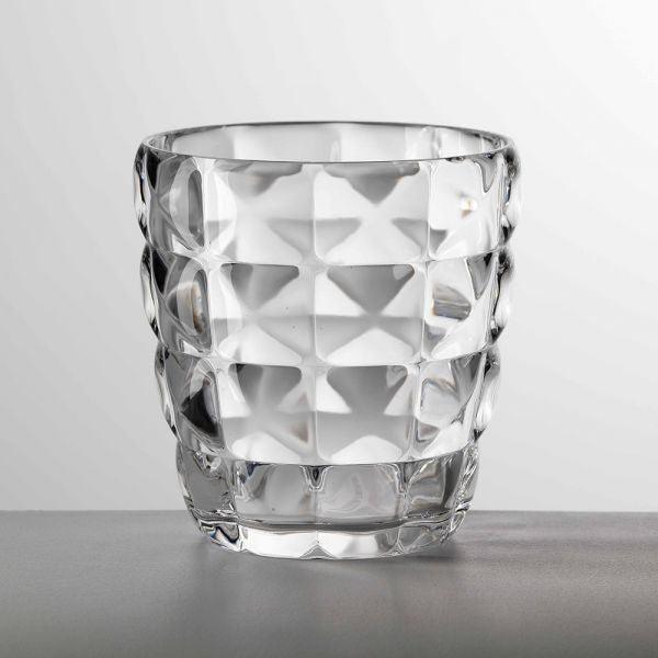 Tumbler Glass Diamante Basso in synthetic crystal Mario Luca Giusti