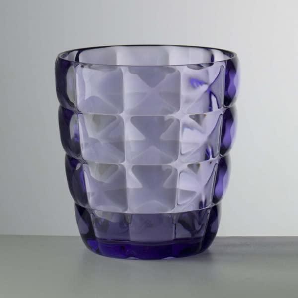 Tumbler Glass Diamante Basso in synthetic crystal Mario Luca Giusti