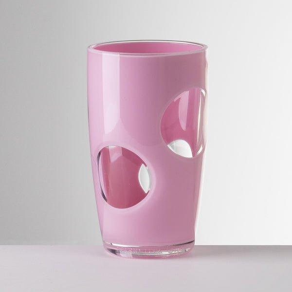 Bicchiere Zeynep in cristallo acrilico rosa Mario Luca Giusti, disponibile in più colori