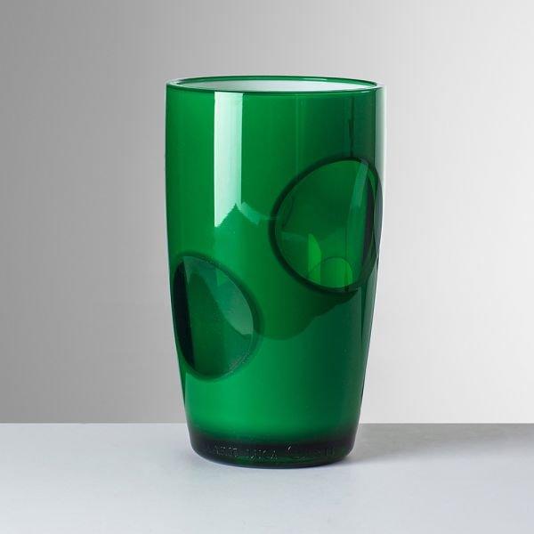 Bicchiere Zeynep in cristallo acrilico verde Mario Luca Giusti, disponibile in più colori