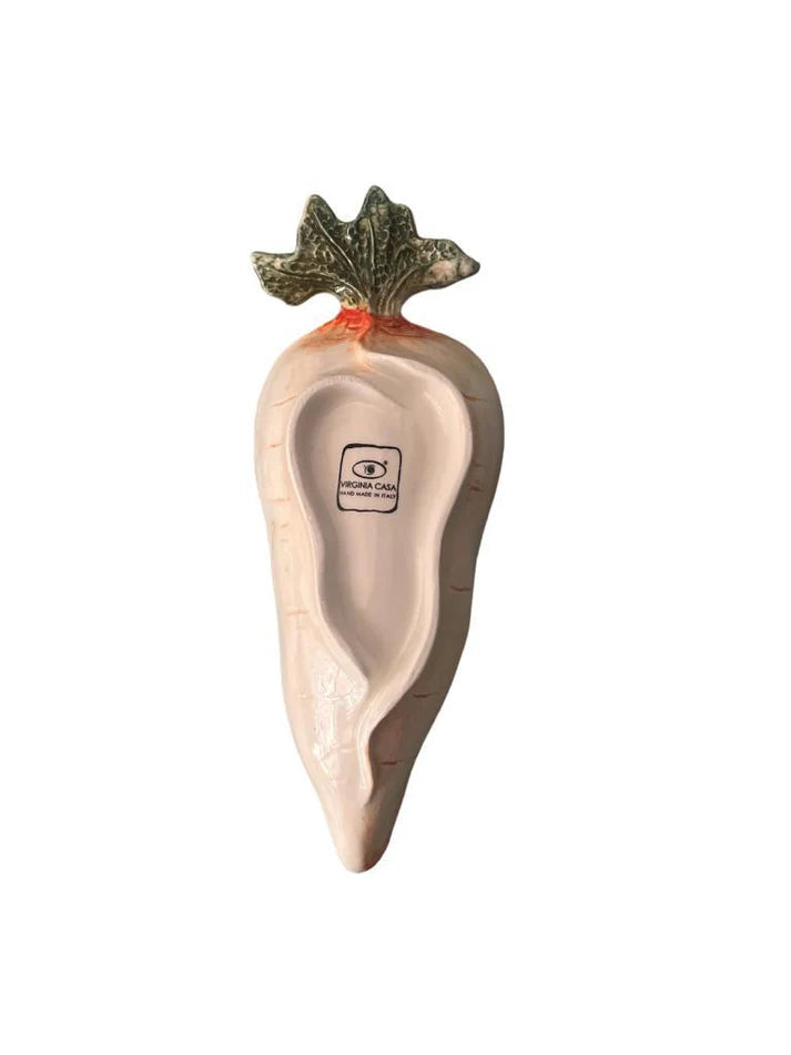 Fondo bolo carota Virginia Casa con marchio Made in Italy in evidenza