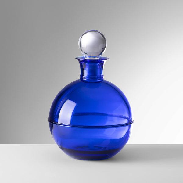 Bottiglia Orsetta Mario Luca Giusti in cristallo acrilico blu, disponibile in diversi colori