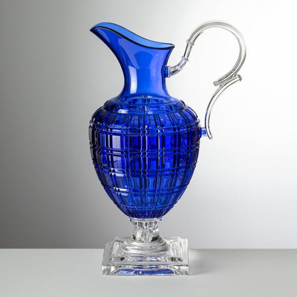 Brocca "Imperial" blu in acrilico di Mario Luca Giusti