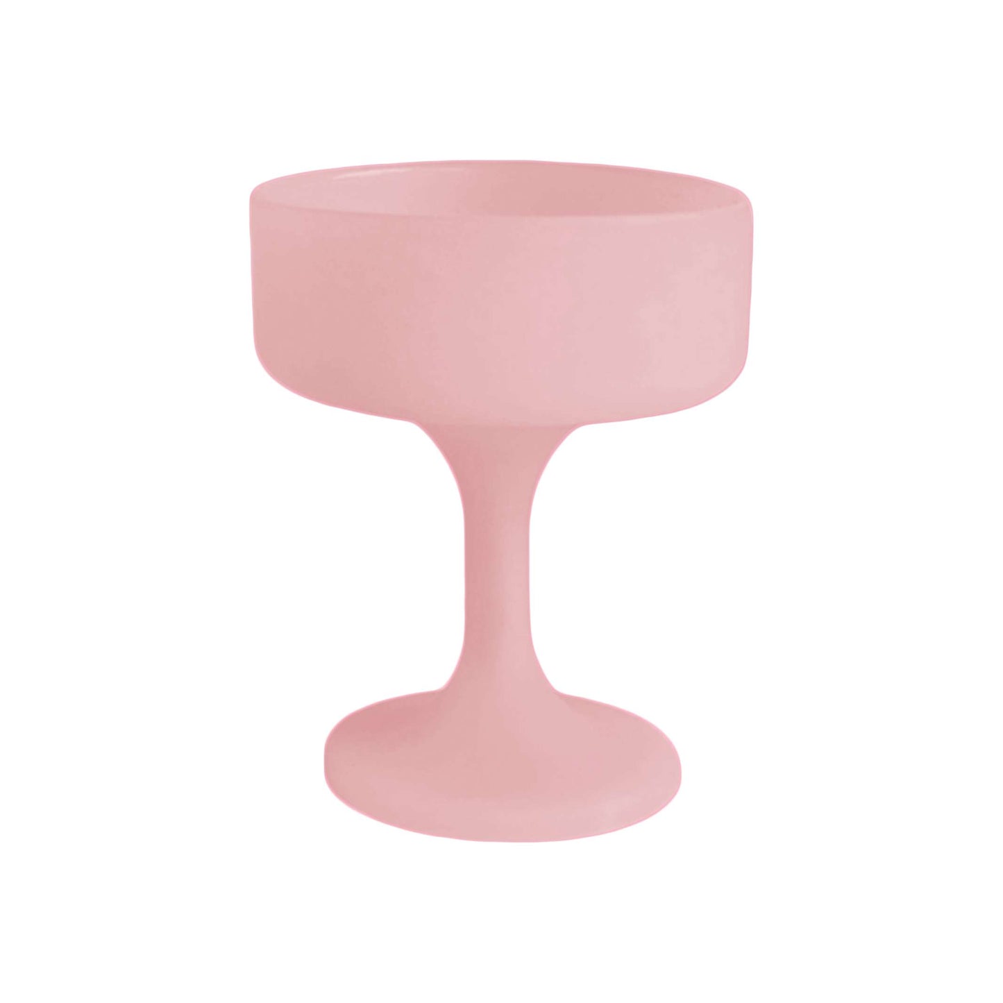 Bicchiere Porter Green MECC in silicone alimentare infrangibile e colorato colore blush