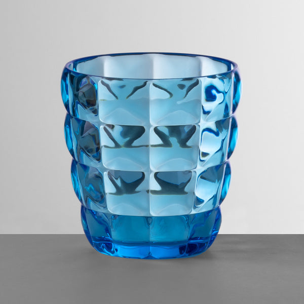 Tumbler Glass Diamante Basso in synthetic crystal Mario Luca Giusti