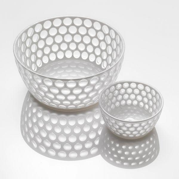 LENTE salad bowl in Sinthetic Crystal by Mario Luca Giusti