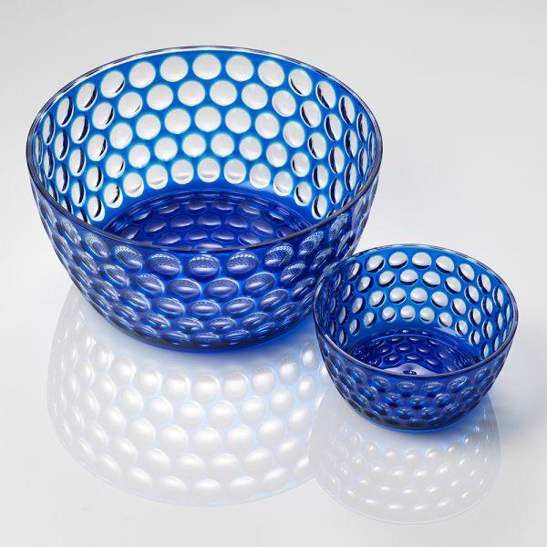 LENTE salad bowl in Sinthetic Crystal by Mario Luca Giusti