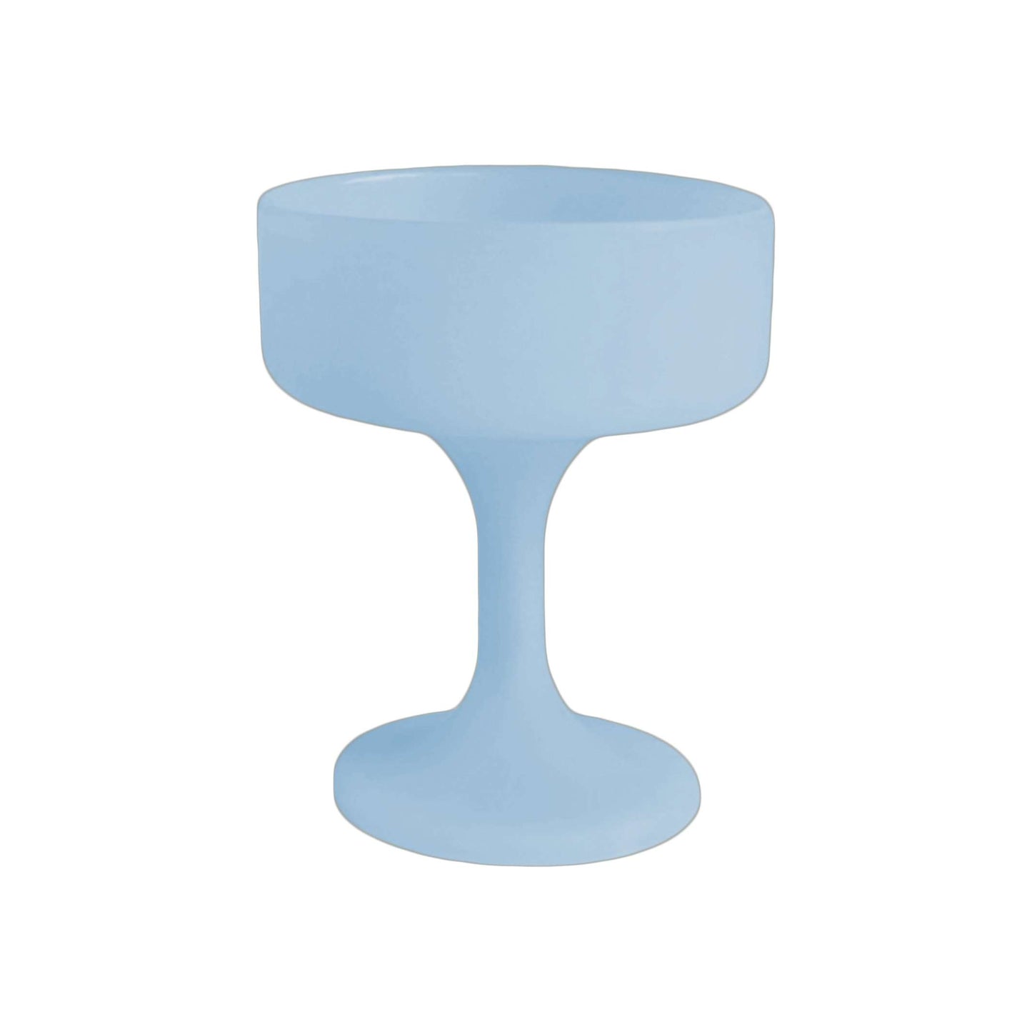 Bicchiere Porter Green MECC in silicone alimentare infrangibile e colorato colore sky