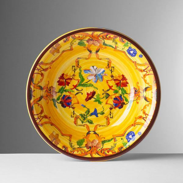 Yellow Pancale Plate in Melamine - Marioluca Giusti Collection