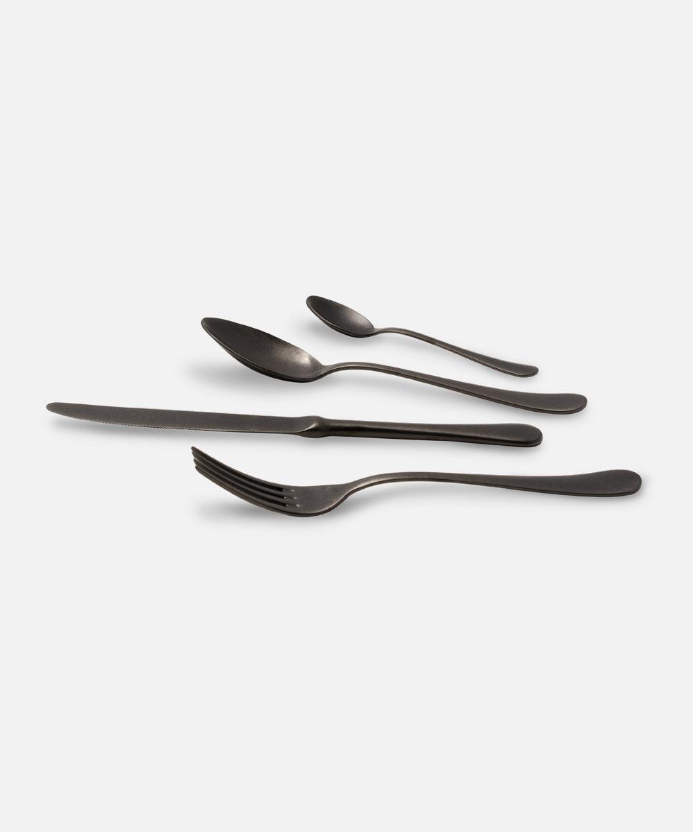 Cutlery Set 4 pieces Rivadossi, SERENA ANTICO line, 18/10 stainless steel