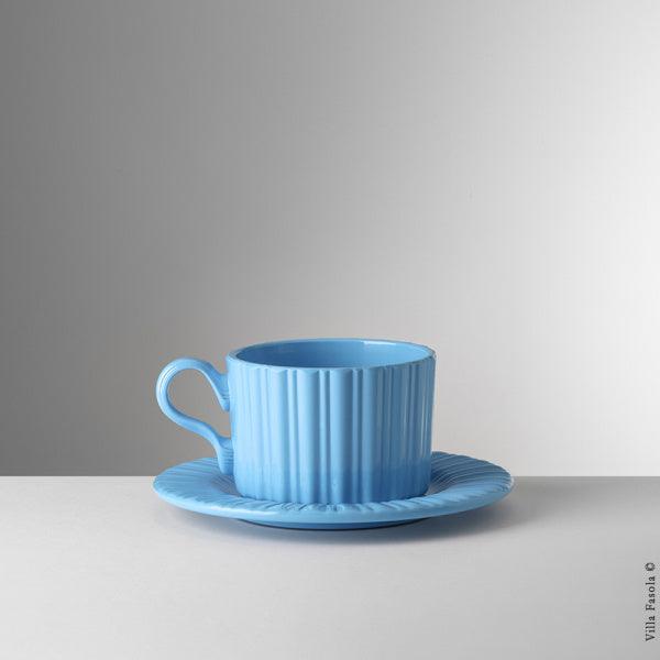 Teatime teacup with saucer Mario Luca Giusti collection
