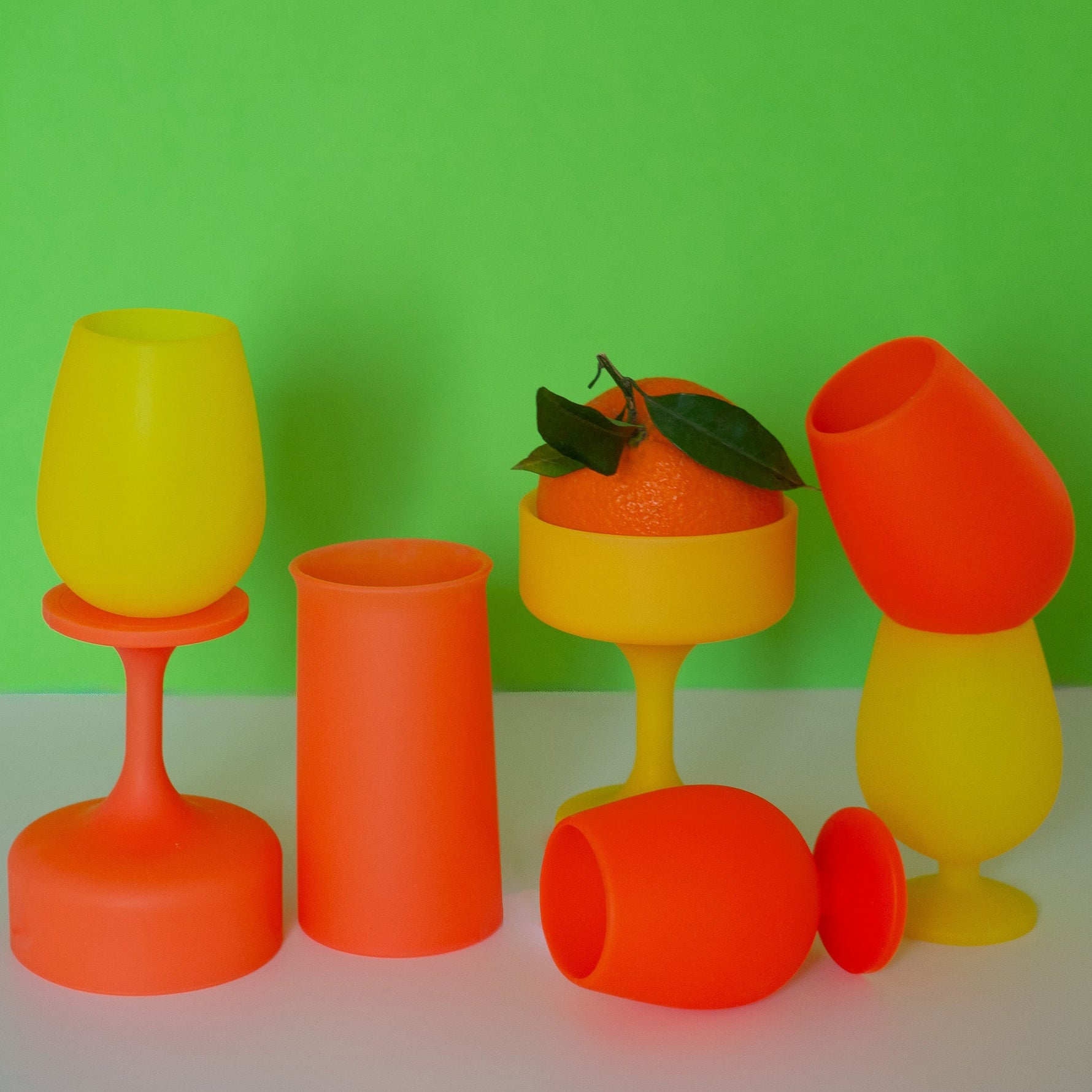 Bicchieri Porter Green in silicone: l’accessorio eco-chic per brindare alla primavera