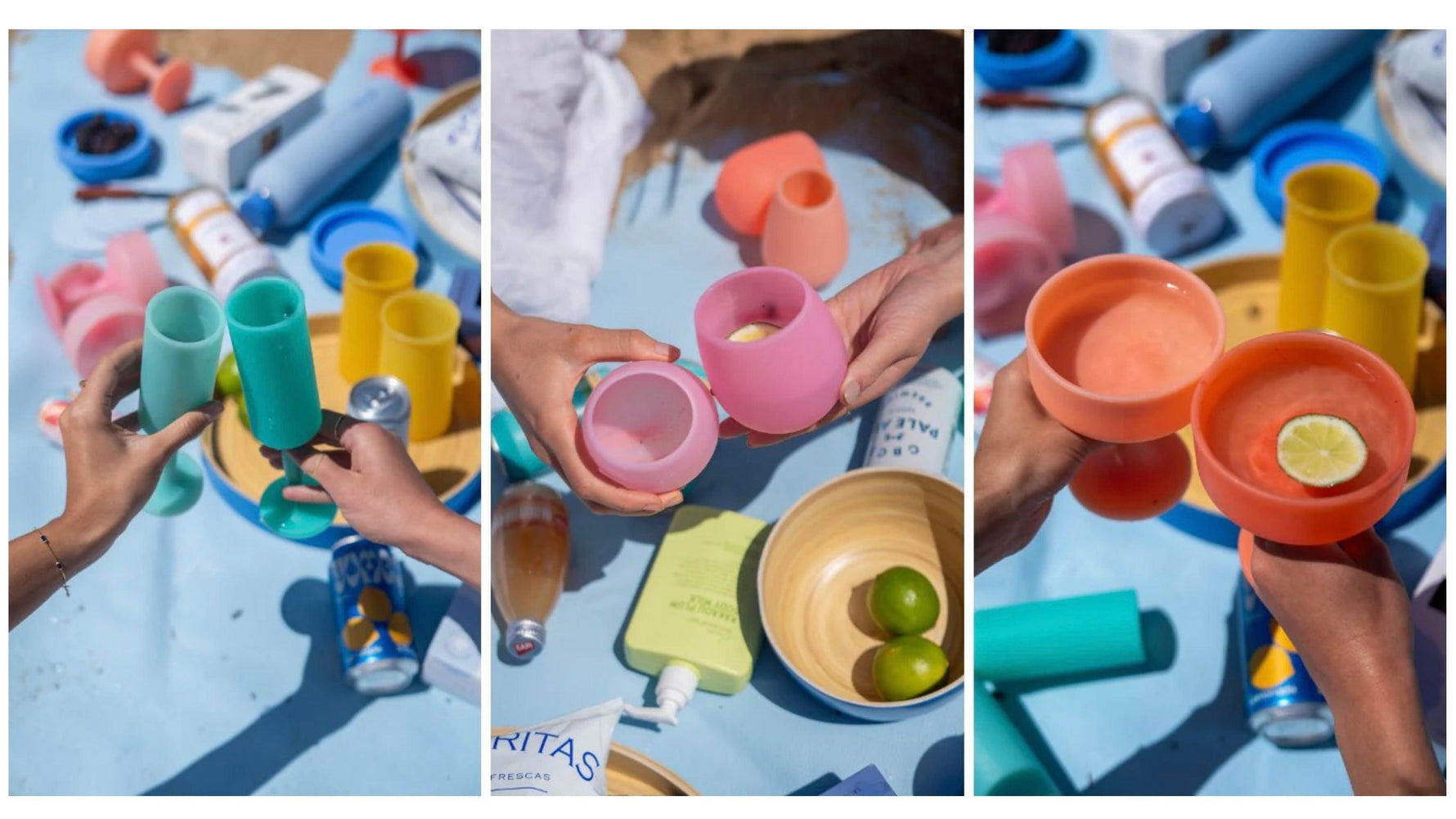 Bicchieri Porter Green in silicone: l’accessorio eco-chic per brindare alla primavera