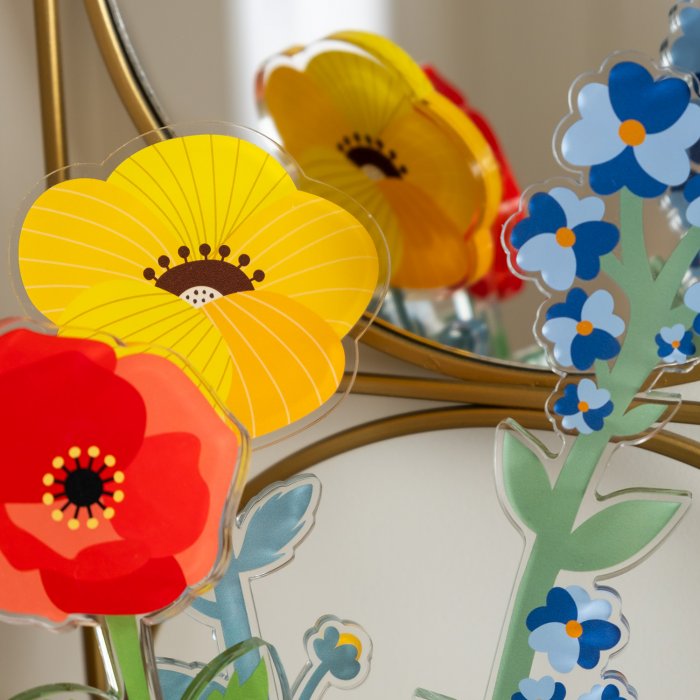 Fiori decorativi in plexiglas di Vesta