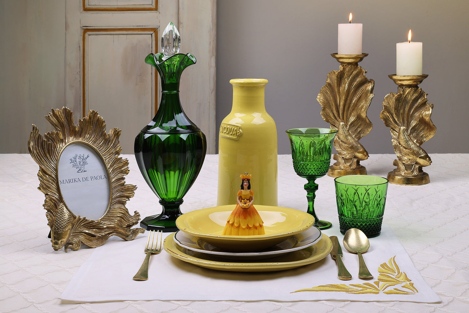 Piatti piani Tavolozza di Virginia Casa: l’arte del colore sulla tua tavola