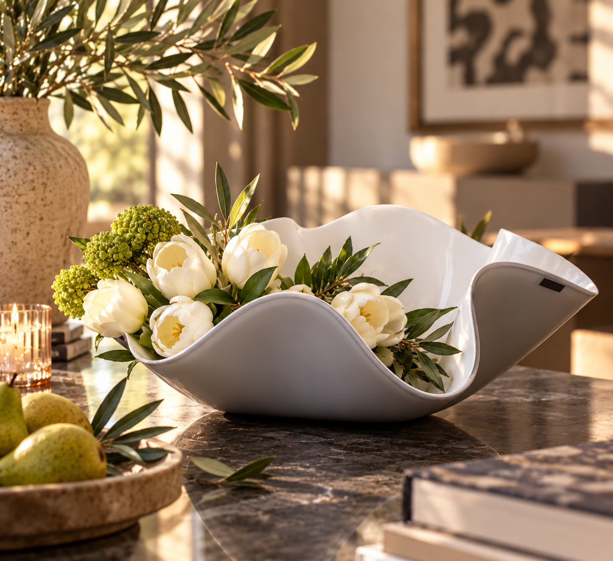 Centrotavola  Medio Vesta – design raffinato e armonia delle forme