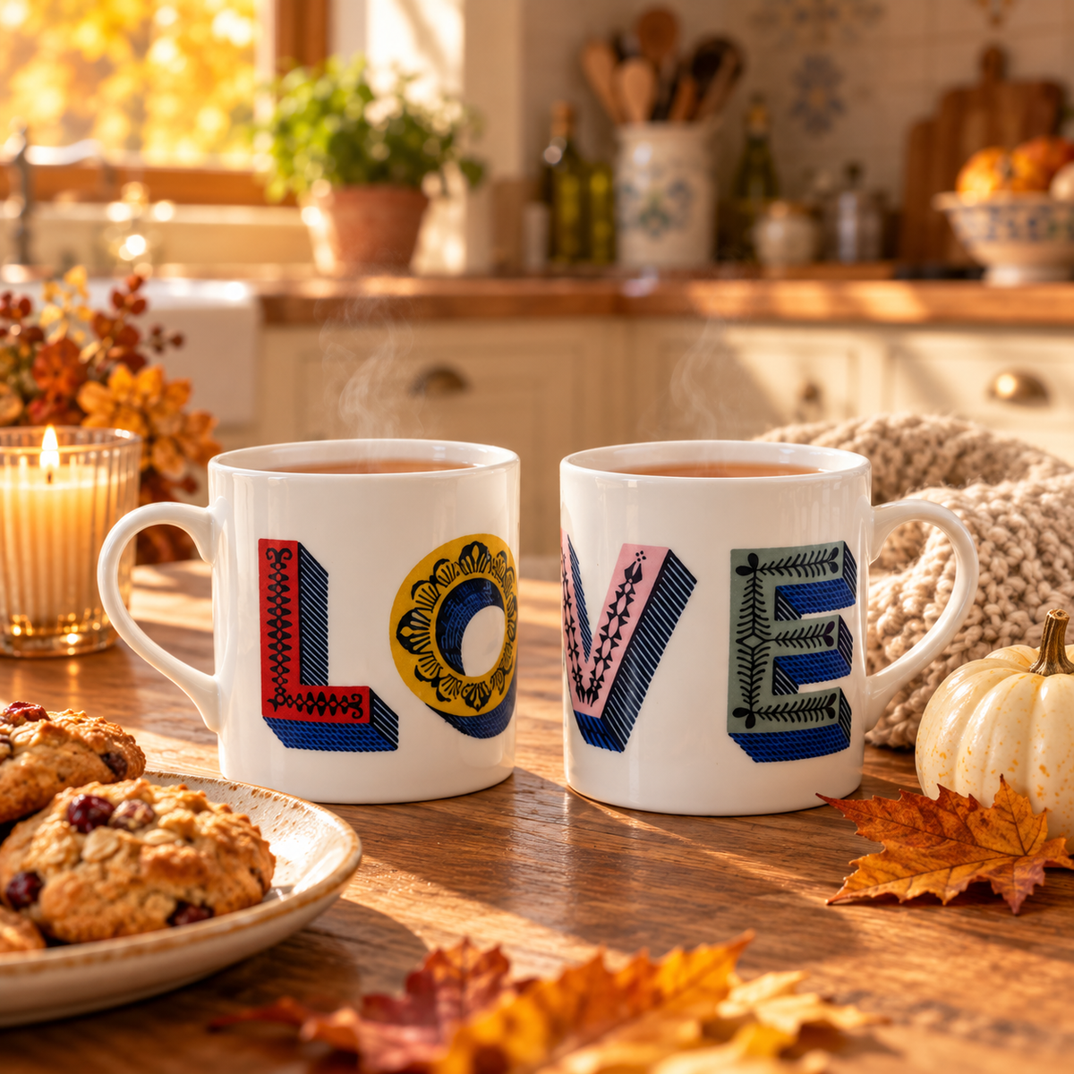 Tazza LOVE di Jamida: colore, design e un messaggio d’amore per ogni giorno