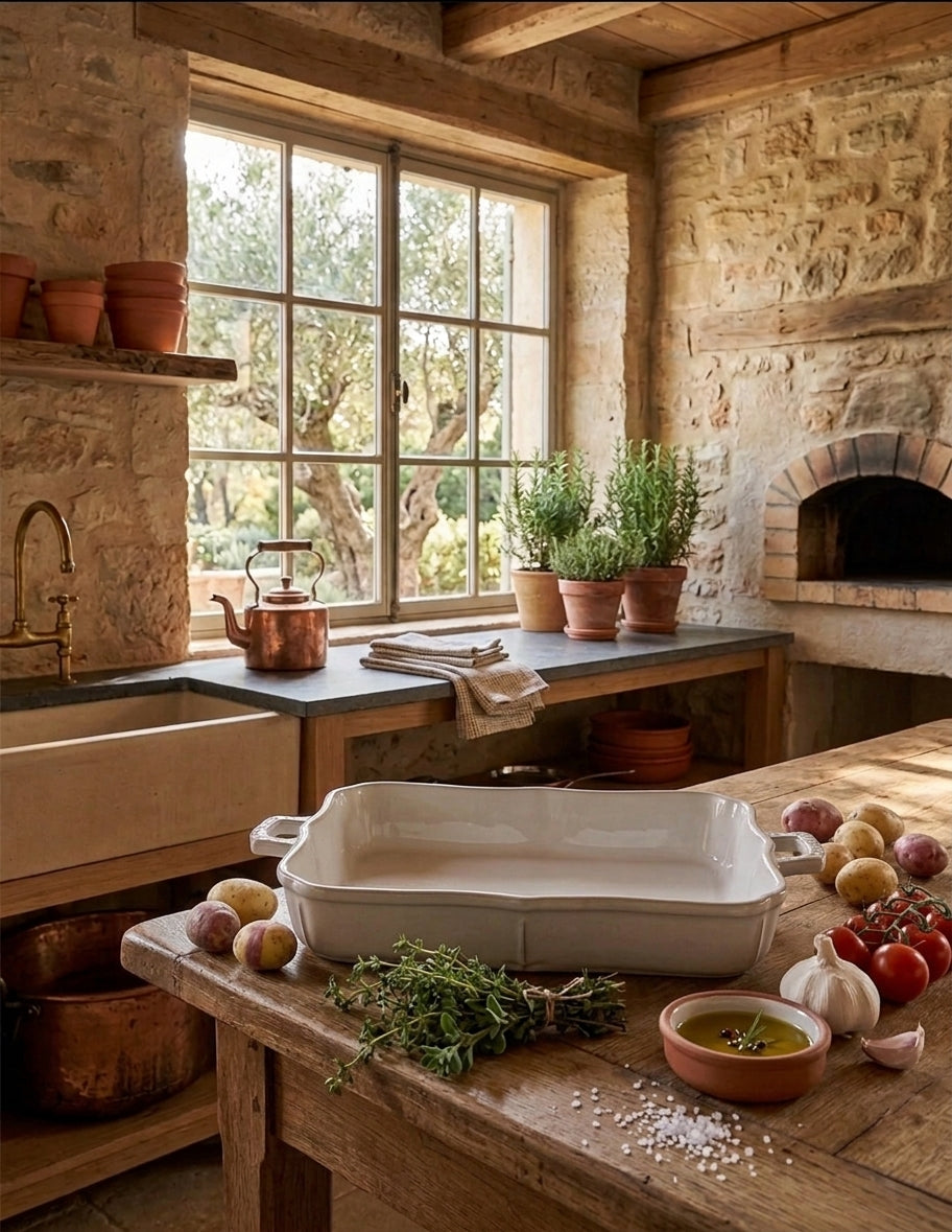 Italica Baking Dish by Virginia Casa – Artisanal Elegance