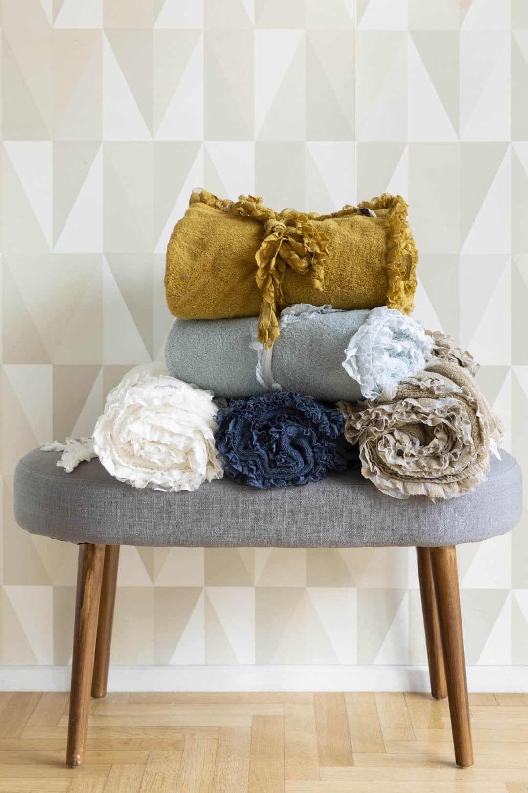 Chez Moi Lace Beach Towel: Handcrafted Elegance for Every Moment
