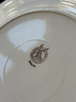 Retro piatto vintage Moulin des Loups France con marchio originale della manifattura