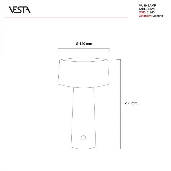 Athena Rechargeable Table Lamp / Lantern