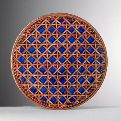 Mario Luca Giusti - Sous-assiette/plateau modèle Patagonia (en mélamine, diamètre 33 cm, épaisseur 0,8 cm, poids 900 g)