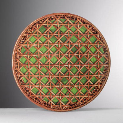 Mario Luca Giusti - Sous-assiette/plateau modèle Patagonia (en mélamine, diamètre 33 cm, épaisseur 0,8 cm, poids 900 g)