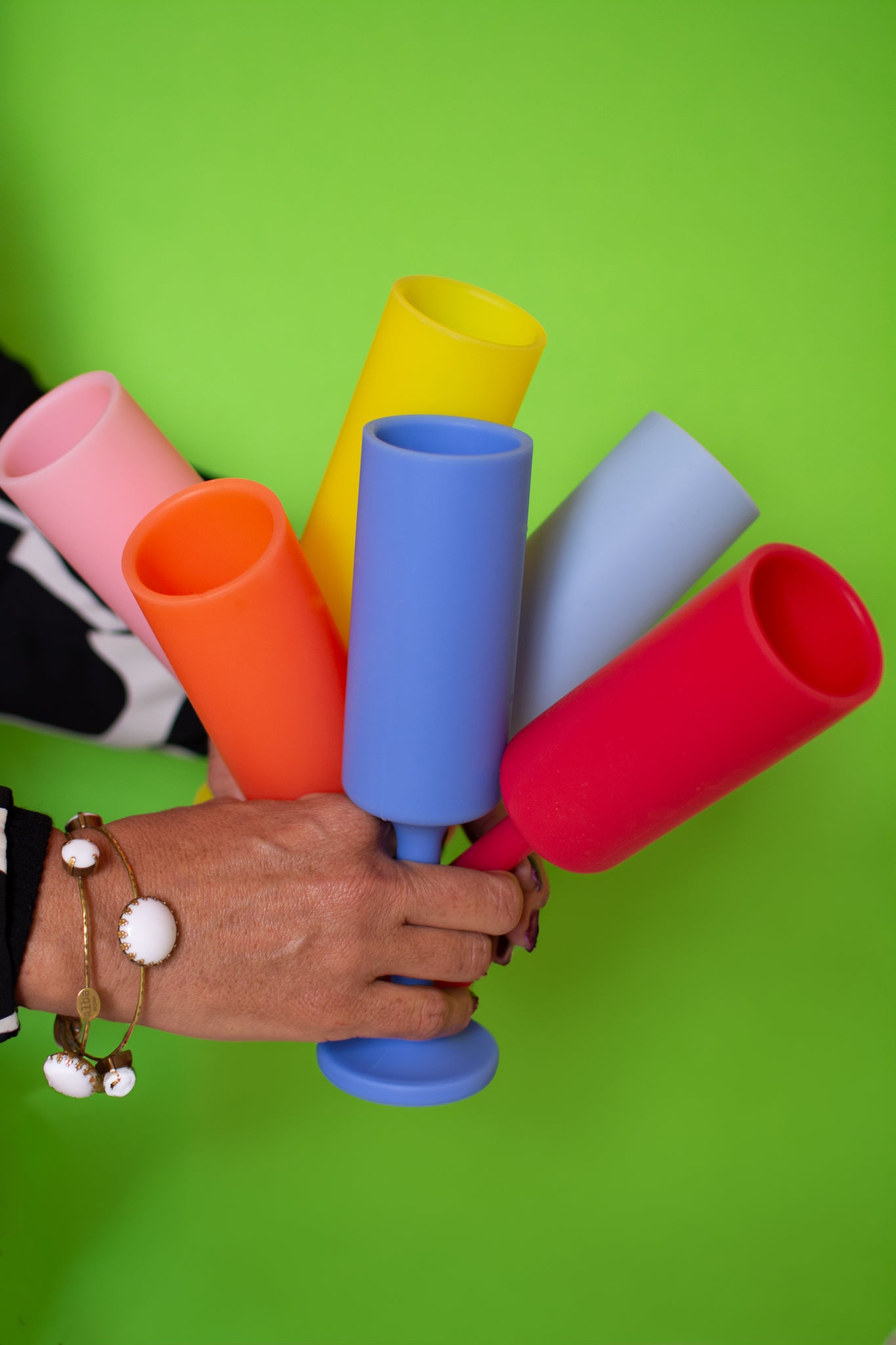 Flûte in silicone SEFF di Porter Green: brinda con stile, ovunque tu sia