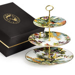 Alzata Exotic Jungle White con elegante scatola regalo Simone Guidarelli