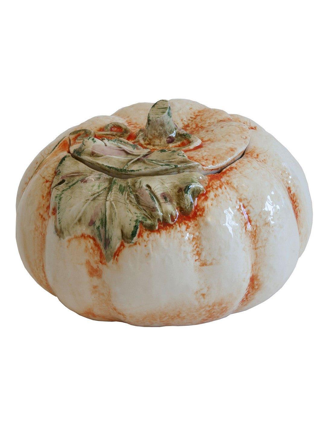 Barattolo Zucca Piccola 14 cm collezione Virginia Casa Ceramiche - MARIKA DE PAOLA - HOME DECOR