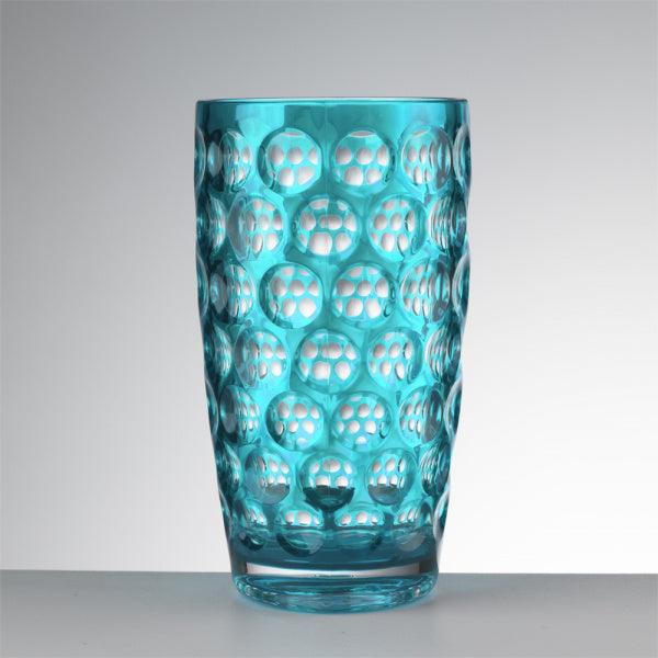 LENTE ALTO tumbler glass in Sinthetic Crystal Mario Luca Giusti 