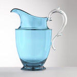 Brocca Federica Mario Luca Giusti turchese in cristallo acrilico, elegante e infrangibile.