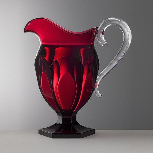 ROBERTA Jug / Carafe (1200 ml) in Synthetic Crystal, Mario Luca Giusti, Ruby Red