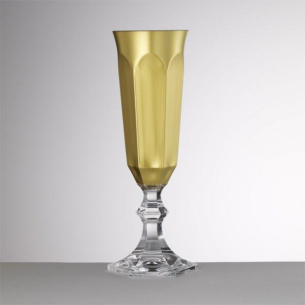 Flûte Dolce Vita oro in cristallo sintetico Mario Luca Giusti