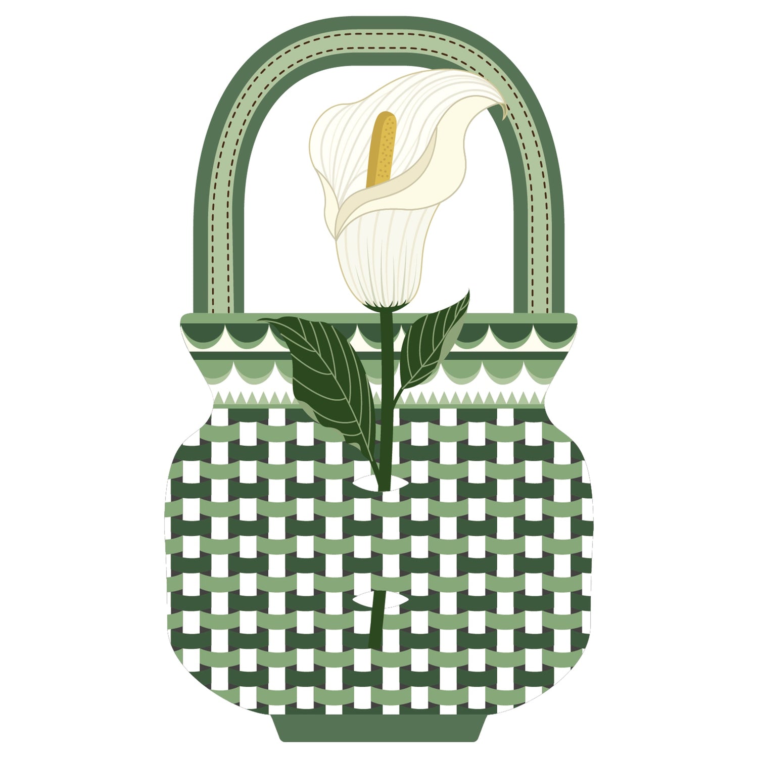 Calla Vesta Special Moment in plexiglas decorativo Made in Italy
