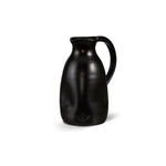 Caraffa nera in ceramica smaltata Dutch Deluxes, fatta a mano e disponibile in due misure
