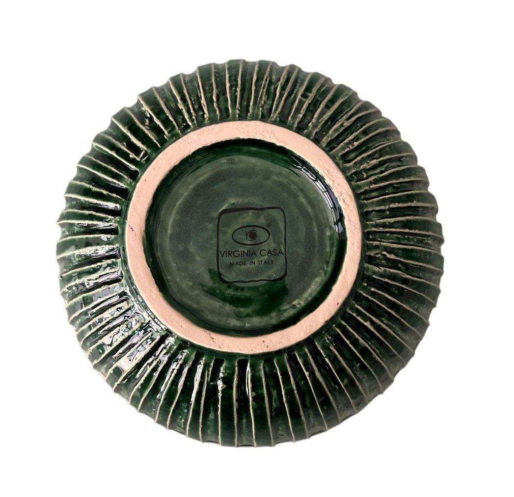 Ciotola / Insalatiera Verde Piccola 16 cm collezione Virginia Casa Ceramiche - MARIKA DE PAOLA - HOME DECOR