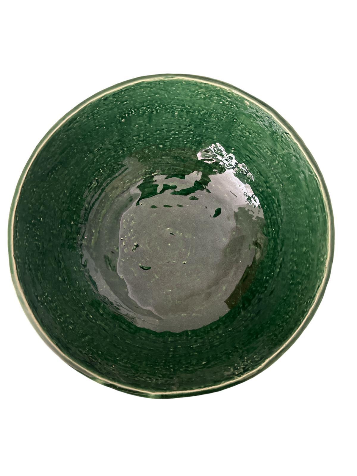 Ciotola / Insalatiera Verde Piccola 16 cm collezione Virginia Casa Ceramiche - MARIKA DE PAOLA - HOME DECOR