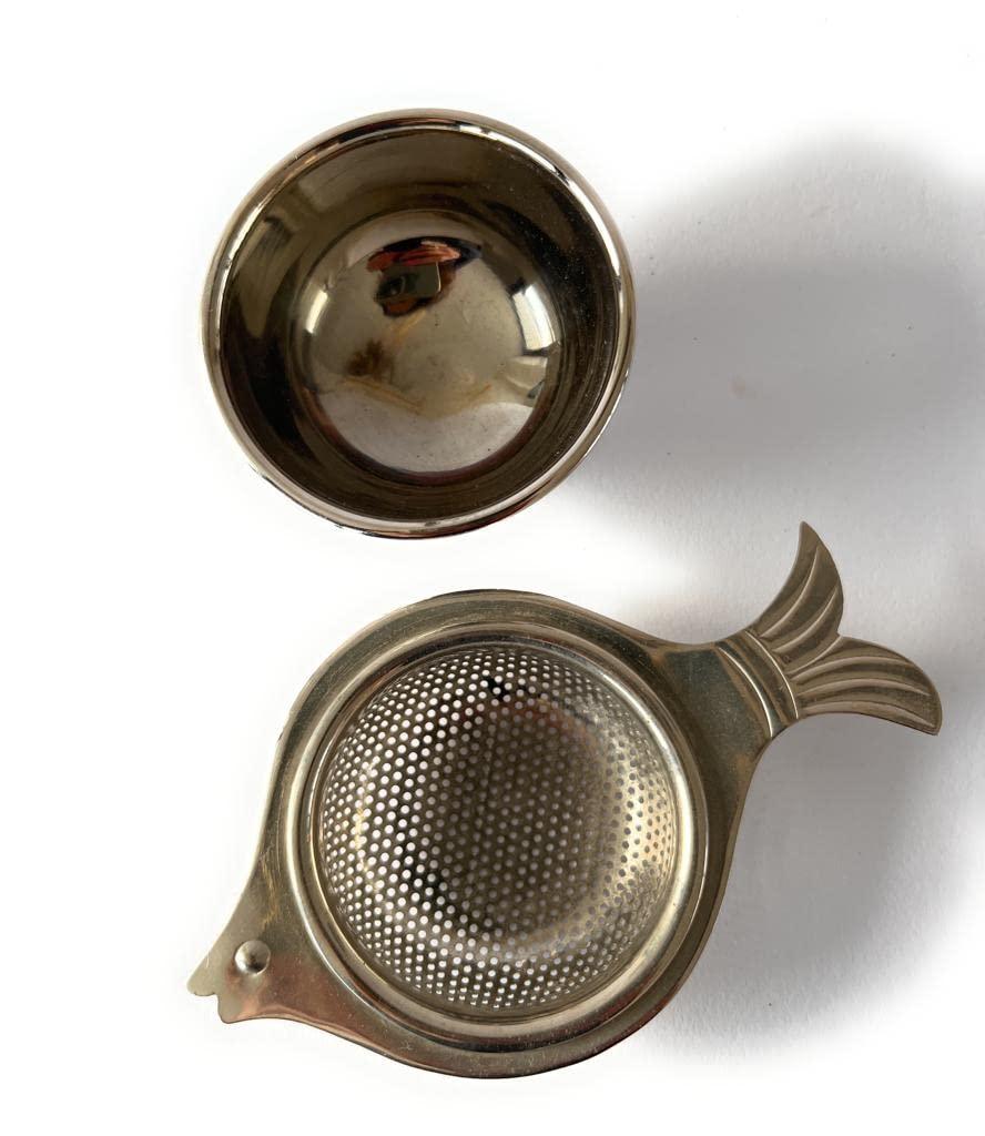 Fish-shaped tea strainer and infuser, Chehoma collection