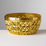 Coppetta Elena oro in cristallo acrilico sfaccettato di Mario Luca Giusti