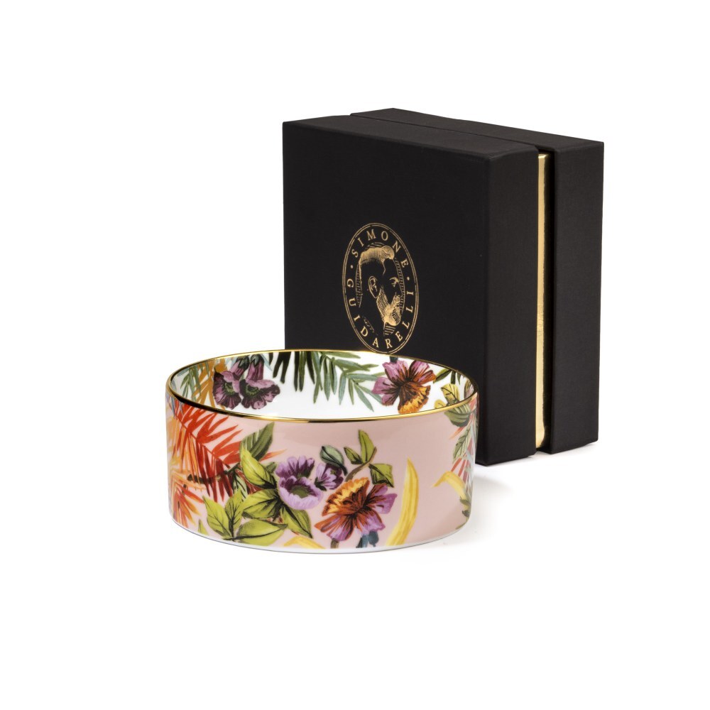 Coppetta Jungle Rose con elegante scatola regalo Simone Guidarelli