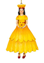 Fairy Flower artigianale a forma di echinacea gialla in resina dipinta, decorazione creativa da appendere o usare come segnaposto o nappa per mobili