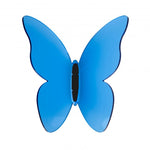 Farfalla decorativa  blu del set Funny Butterflies Vesta design elegante in acrilico per arredi di casa e barca