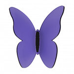 Farfalla decorativa viola del set Funny Butterflies Vesta design elegante in acrilico per arredi di casa e barca