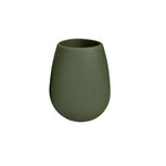 Bicchiere Porter Green FEGG in silicone alimentare infrangibile e colorato colore sage