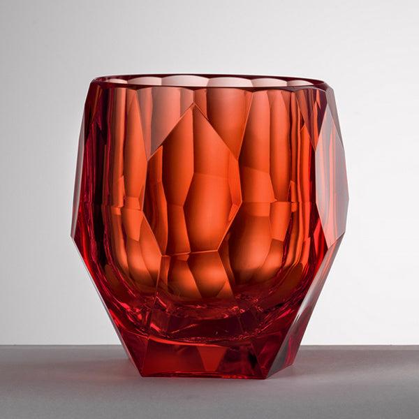 Portaghiaccio rosso Filippo Mario Luca Giusti in cristallo sintetico