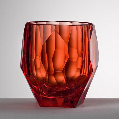 Portaghiaccio rosso Filippo Mario Luca Giusti in cristallo sintetico